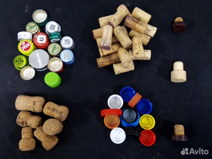 Пробки металлические, пластиковые, винные