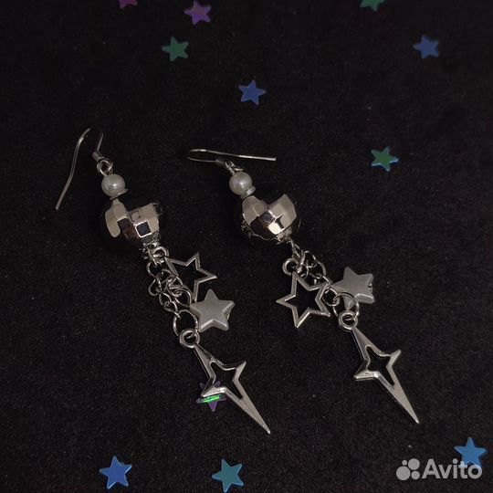 Серьги диско