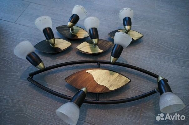 Люстра и 4 бра