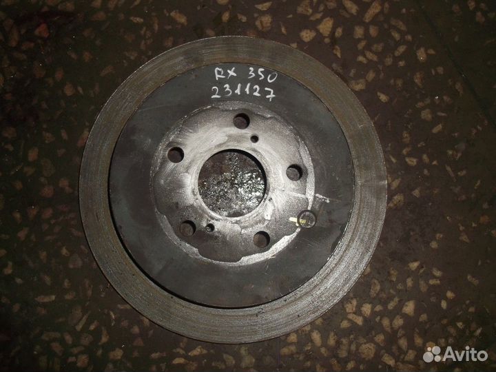 Диск тормозной задний (Lexus RX)