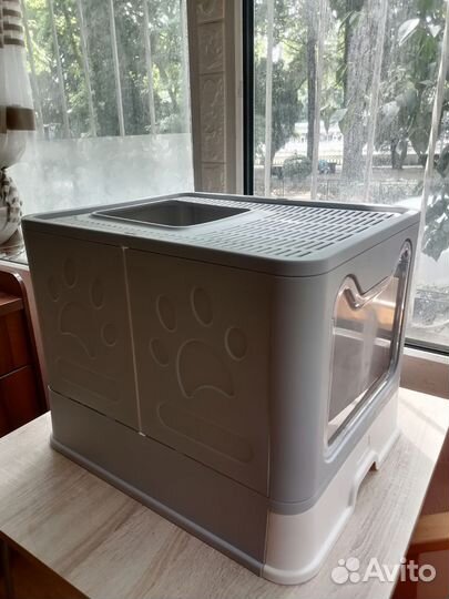 Закрытый лоток домик для кошки