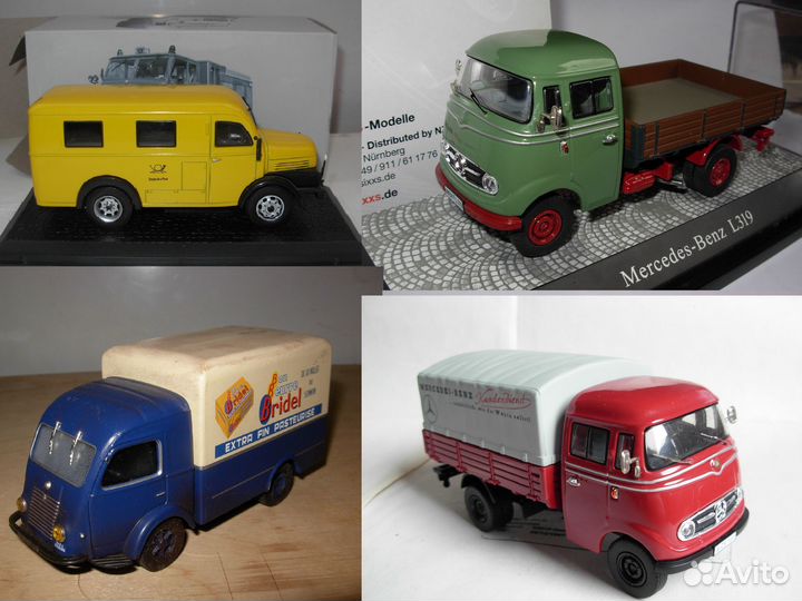 Модель грузовики 1/43 1/50 Mercedes Magirus Opel