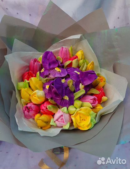 Зефирный букет на 1 сентября