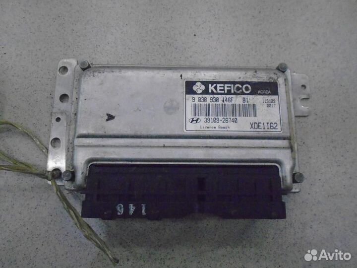 Блок управления двигателем Hyundai Elantra XD 200