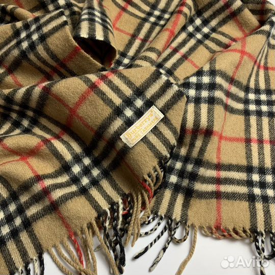 Шарф Burberrys 90s кашемир