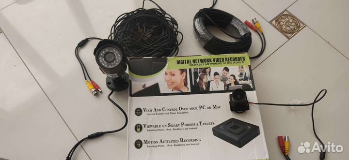 Комплект видеонаблюдения HD1080p 2 камеры