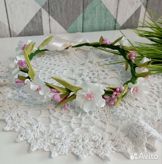 Ободки, повязки, заколки, резинки, венки