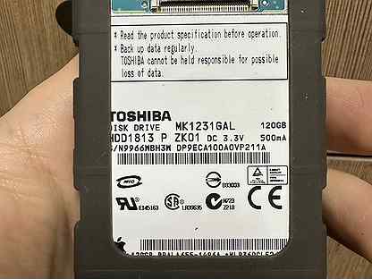 Toshiba MK1231GAL 120Gb Жесткий диск