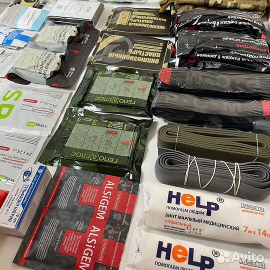Тактическая аптечка укомплектованная - эшелон 1+2