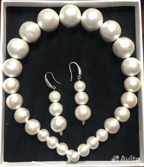 Ободок и серьги ручной работы