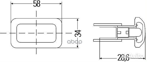 Повторитель указателя поворота L/R (оранж) audi