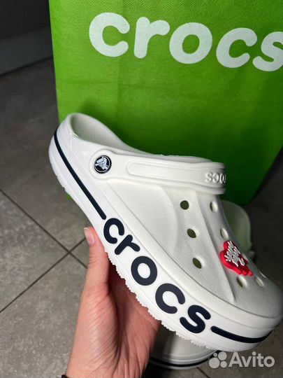 Crocs сабо белые