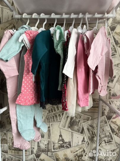 Вещи пакетом для девочки 62-68