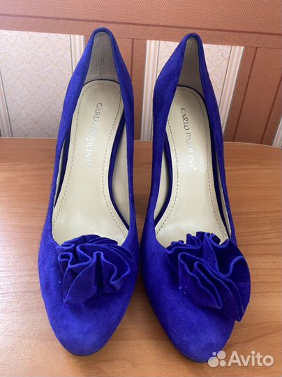 Туфли р.39(38) Carlo Pazolini. Натуральная замша