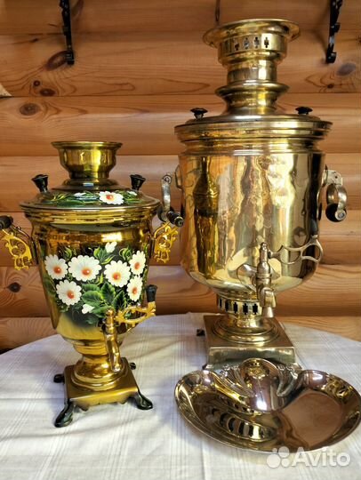 Самовар электрич. Самовар на дровах. Капельник