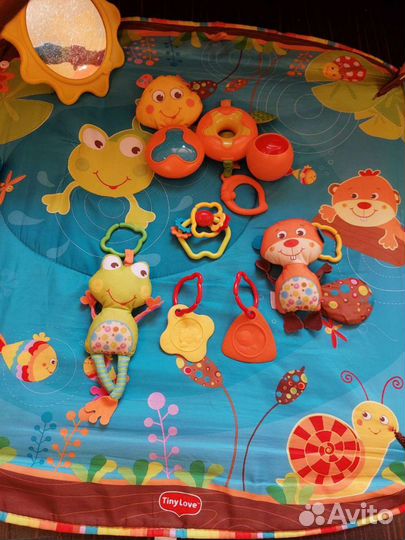 Развивающий коврик tiny love лесное озеро