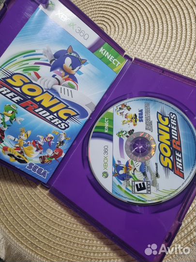 Sonic free riders Xbox 360 диск