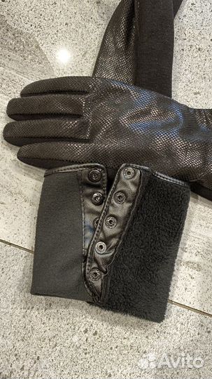 Перчатки женские длинные теплые