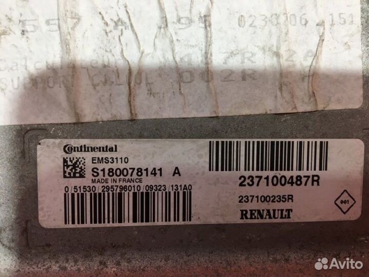 Блок управления двигателем Renault Scenic 3 M4R