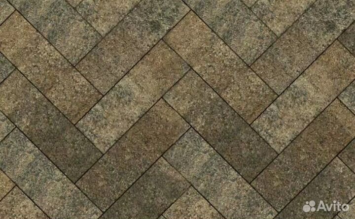 Тротуарная плитка паркет