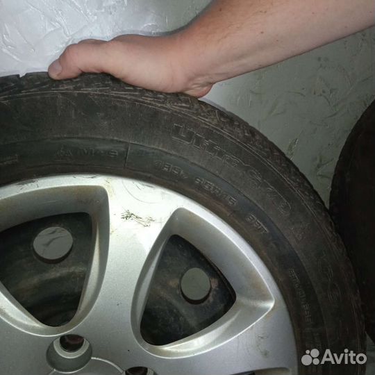 Колеса в сборе с колпаками r 15 зимние 185 65