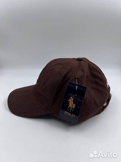 Кепка бейсболка Polo Ralph Lauren коричневая
