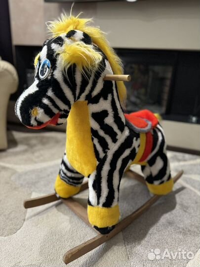 Лошадка качалка (зебра)