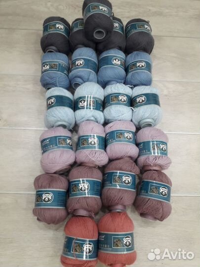 Пряжа из пуха норки