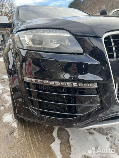 Audi Q7 ноускат рестайлинг 2012г передняя часть
