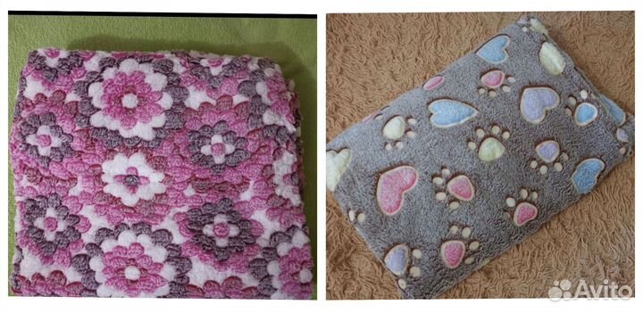 2 Пледа новых-Светящийся и Просто мягкий пледик