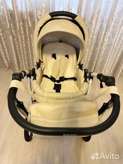 Коляска 2 в 1 эко кожа