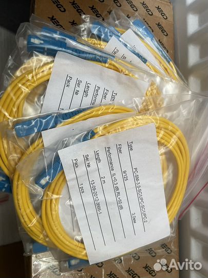 Оптический патчкорд SC-SC/ UPC, Simplex