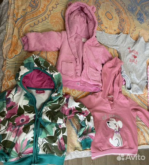 Детские вещи пакетом для девочек 80