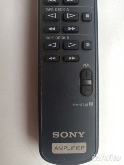 Пульт для усилителя, Sony RM-S315