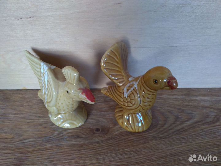 Статуэтки фаянс - Сказочные птицы