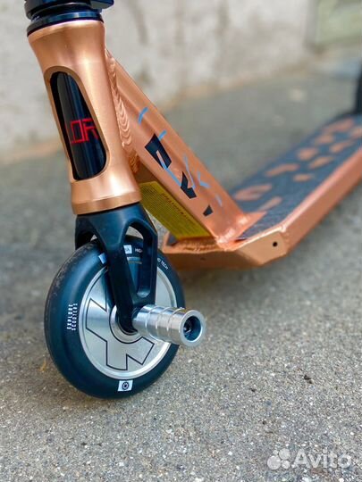 Трюковой самокат Explore Booger Медный с пегами