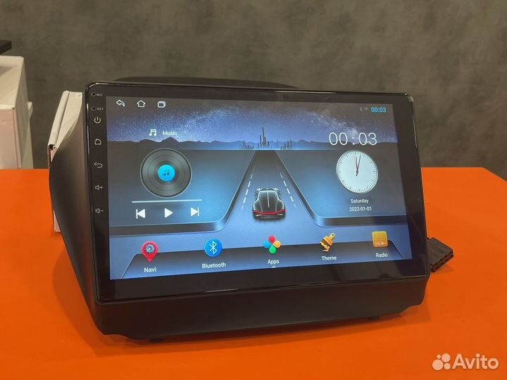 Магнитола на андроиде для Hyundai Ix-35, Tucson lm