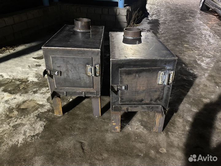 Печь дровяная буржуйка 4мм