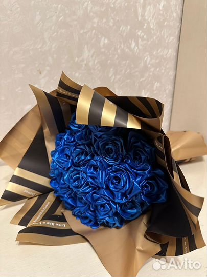 Букет из атласных лент