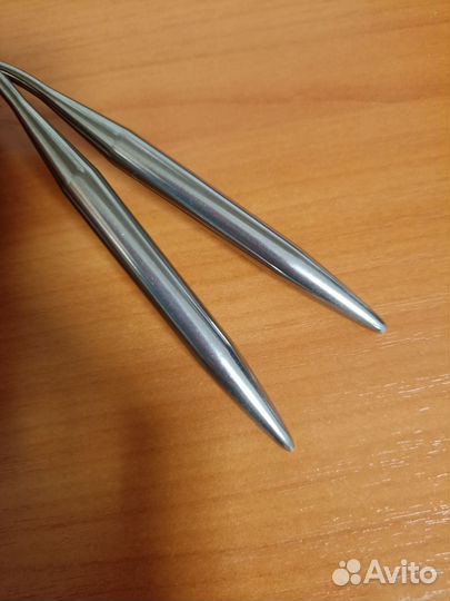 Спицы для вязания круговые 8мм новые