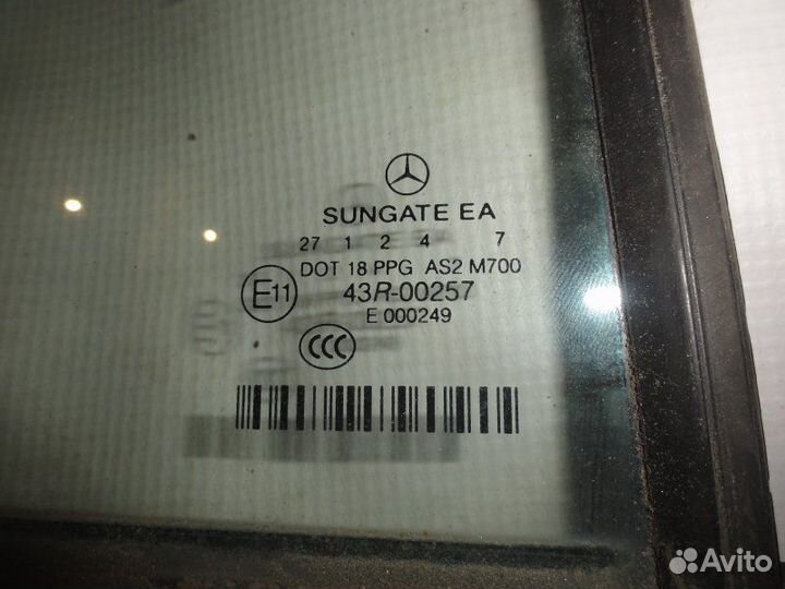 Стекло двери задней правой (форточка) стеклопакет