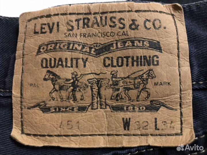 Джинсы levis 451 Испания 32/34