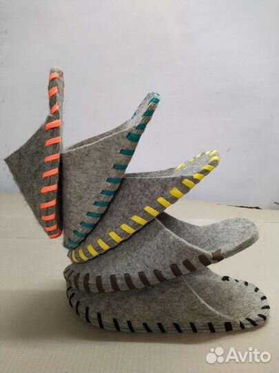 Тапки из натурального войлока