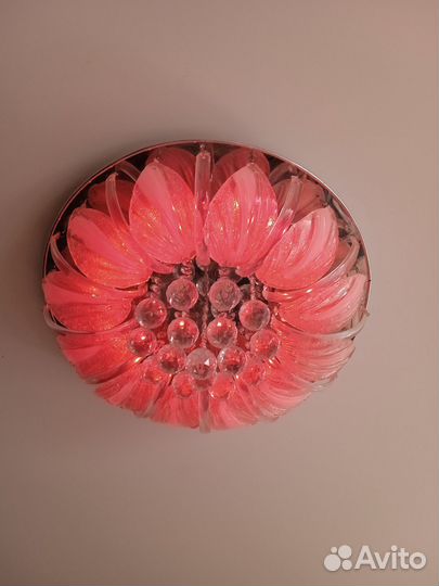 Люстра потолочная светодиодная с пультом бу