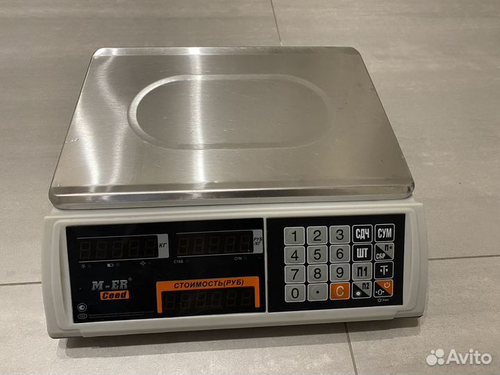 Весы торговые электронные