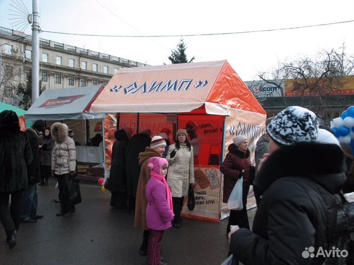 Торговая палатка из ткани пвх