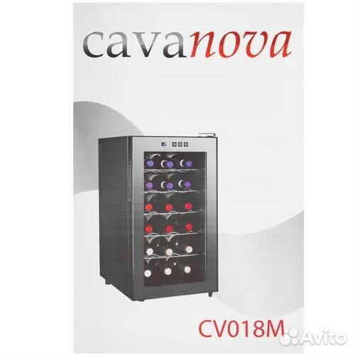 Винный шкаф Cavanova CV018M черный