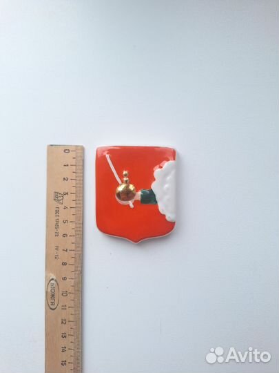 Плакетка СССР дфз герб Вологды