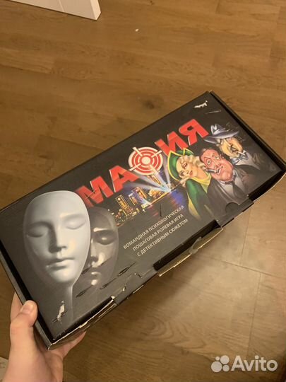 Настольная игра мафия с масками