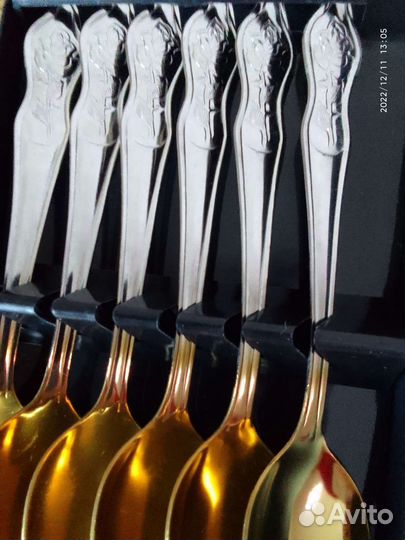 Новый подарочный набор чайных ложек